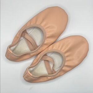 Stelle Ballet Pink Shoes Elastic Cross Top Youth Size 13
